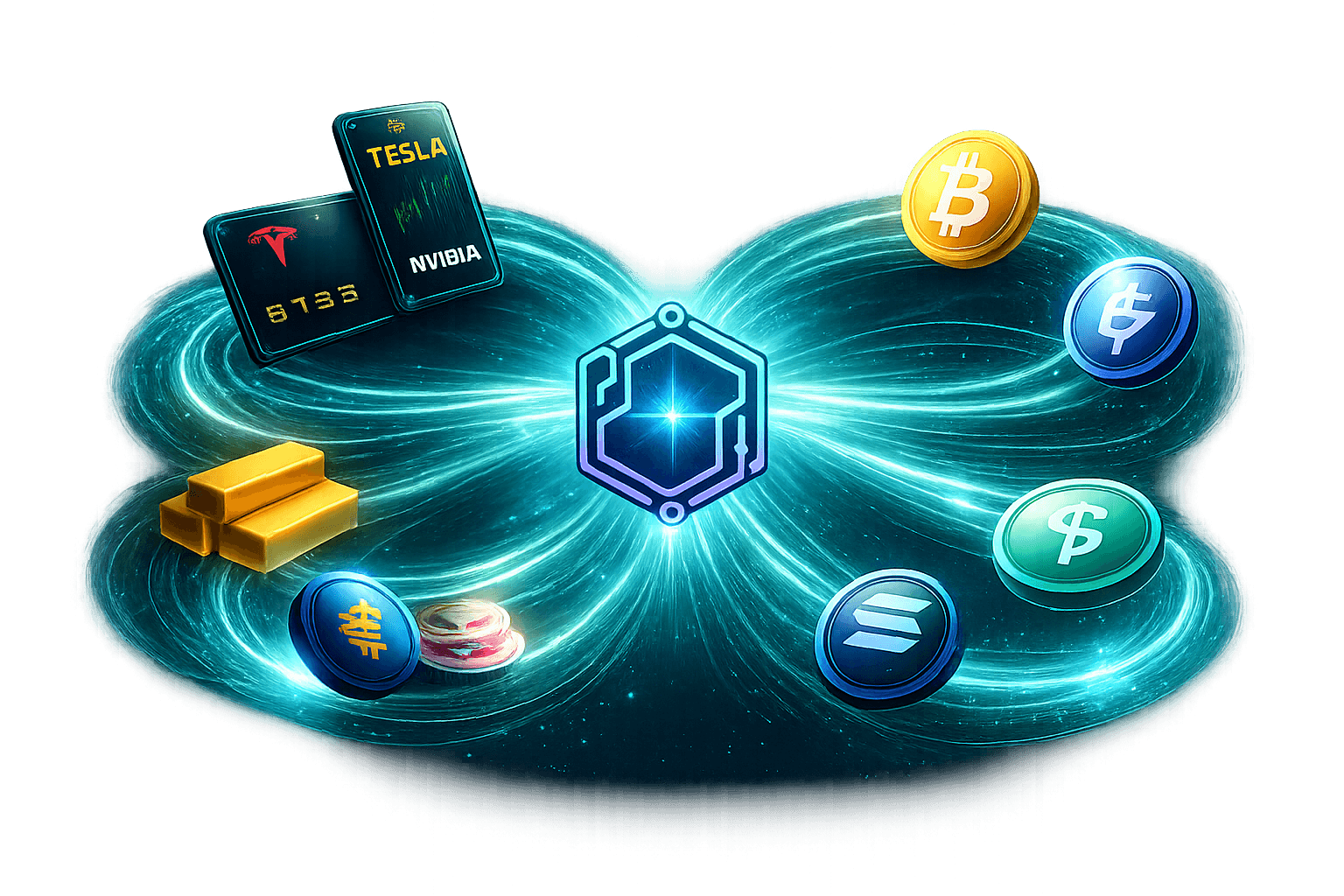 CortexOM multi-asset instant trading visualization